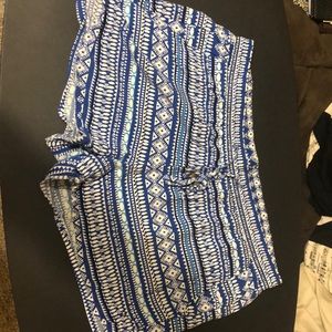 Blue summertime shorts